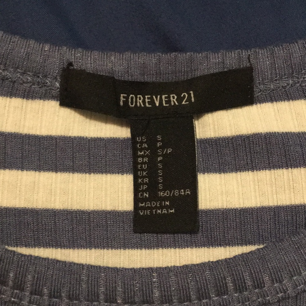 Blue And White Forever 21 Dress